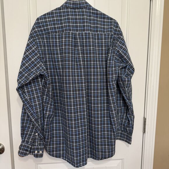 Cinch Plaid Long Sleeve Button Down Western Shirt Men’s Medium Blue Cowboy Rodeo - Picture 7 of 9